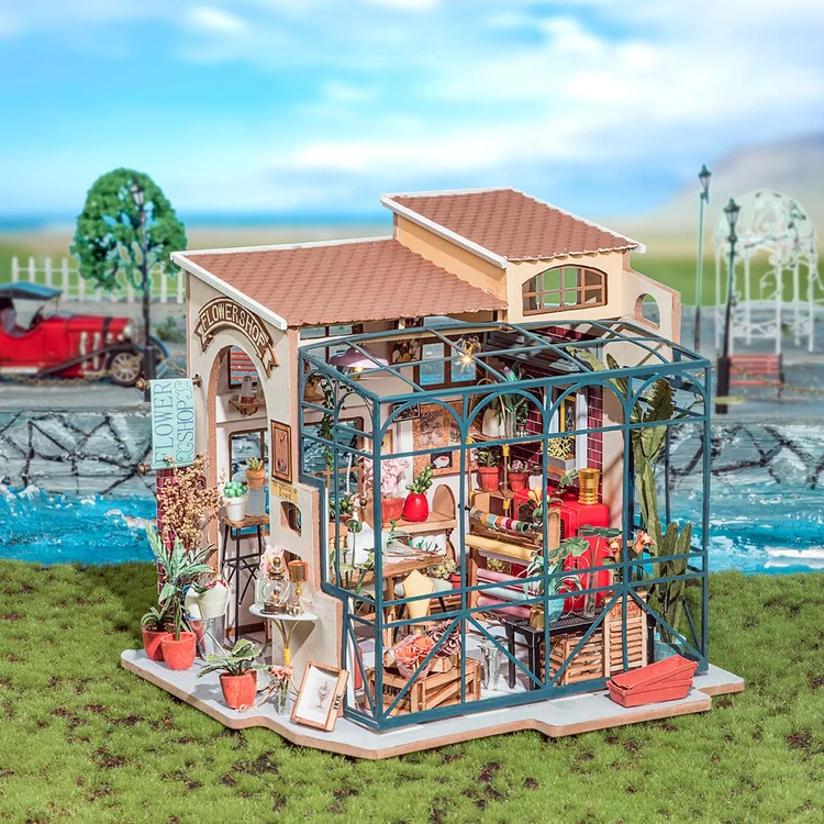 Rolife DIY Miniature Dollhouse - Emily's Flower Shop DG145 - Rolife