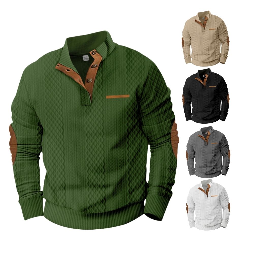Men's Long Sleeve Cashmere Sweatshirt
