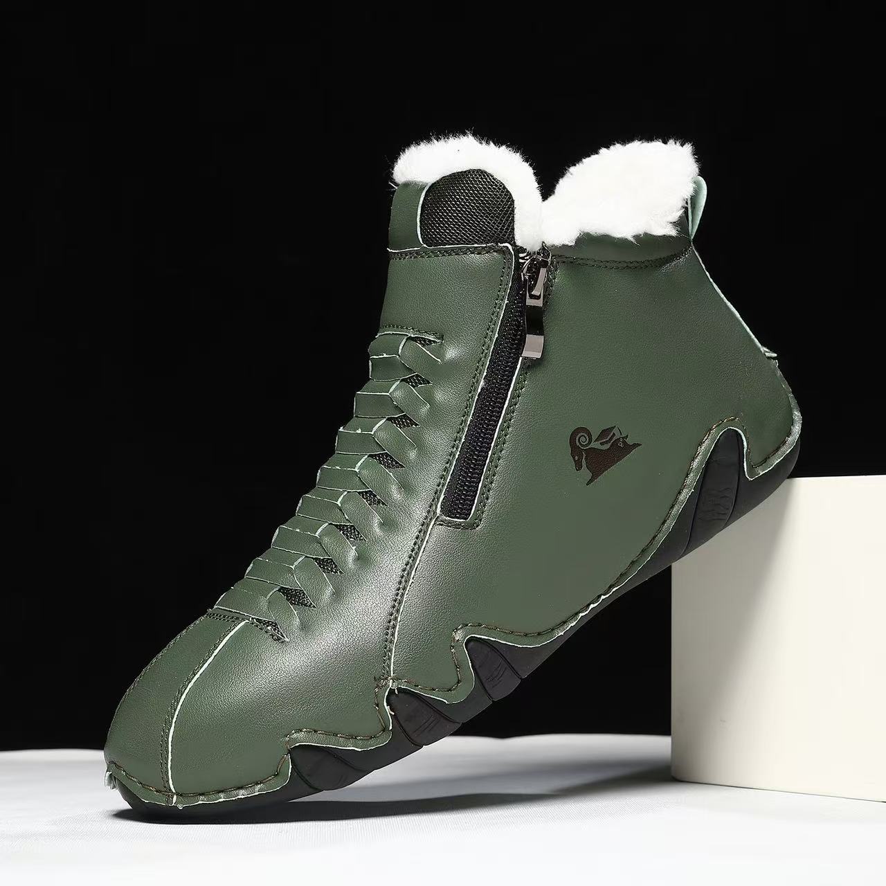 Beige orthopedic sneakers
