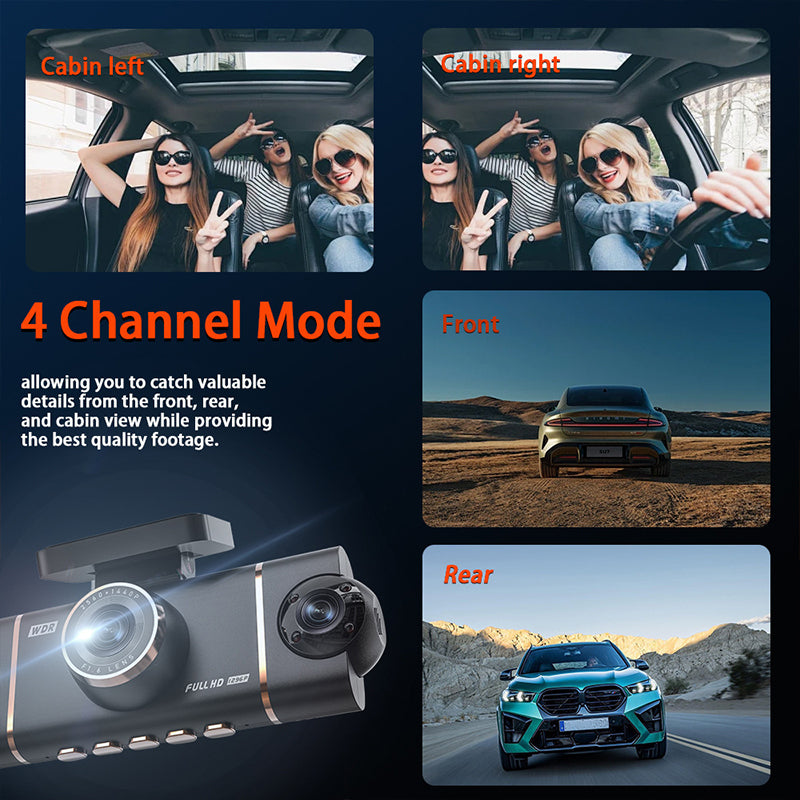 High-definition resolution example for dash cam for car