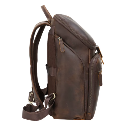 Laptop Leather Backpack
