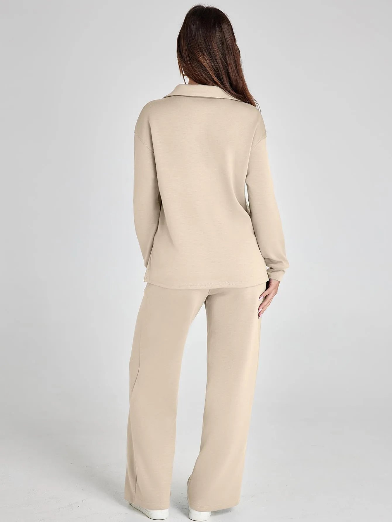 🔥Women's 2 Piece Sets Outfits Casual Long Sleeve Sweatsuits Sets (🔥Same as in the video)