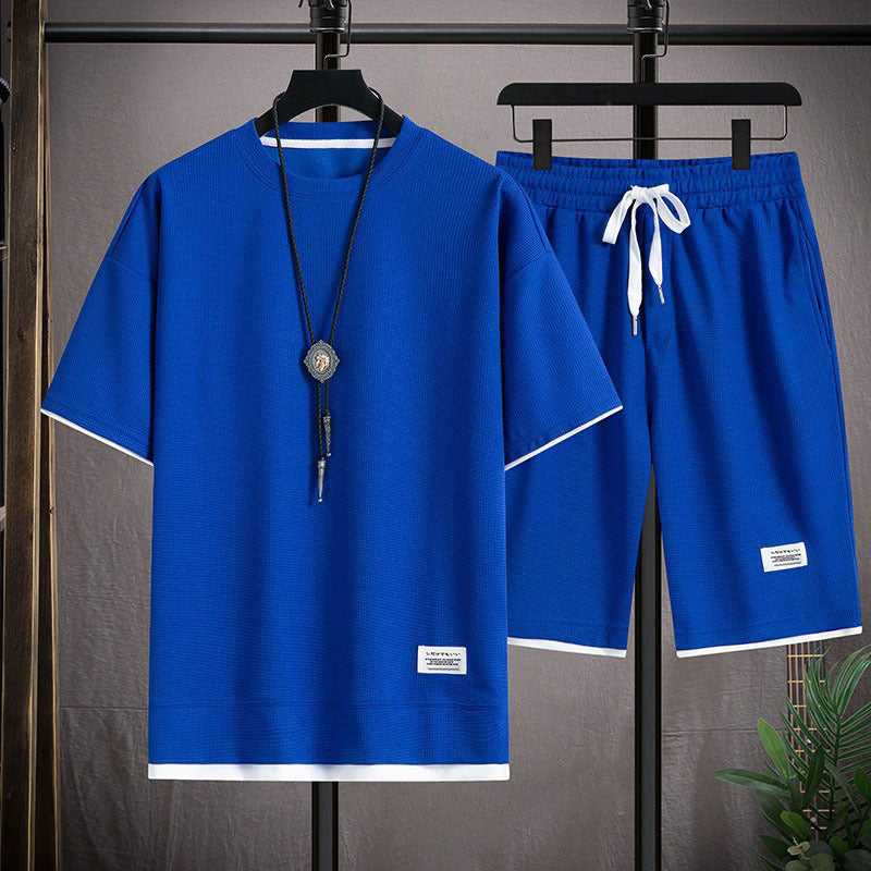 Short-Sleeved Shirt and Shorts