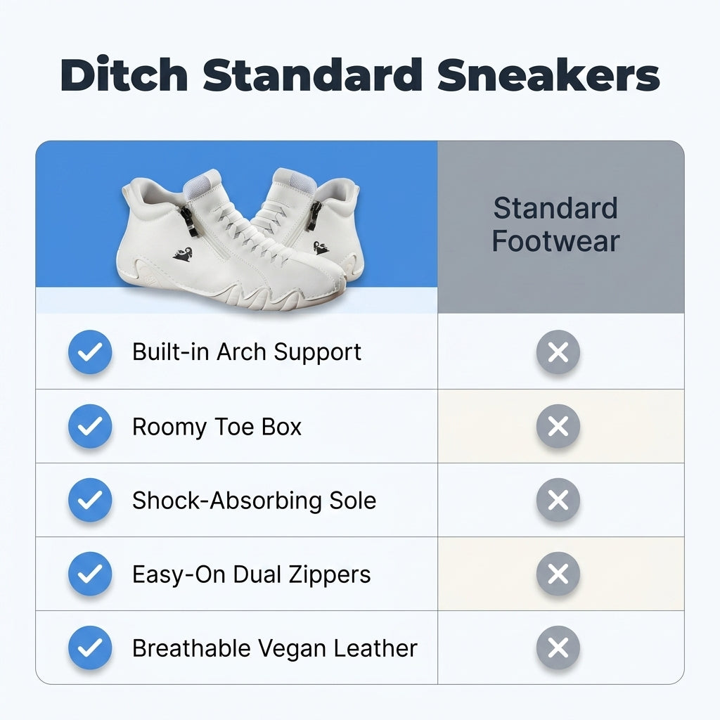 Breathable Orthopedic Sneakers- Ultimate comfort with every step
