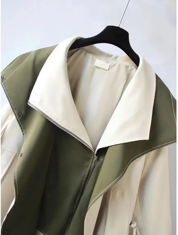 Oversized Jacket with Contrast Trim