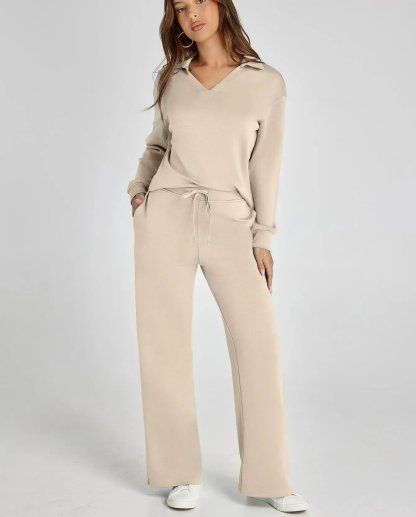 🔥Women's 2 Piece Sets Outfits Casual Long Sleeve Sweatsuits Sets (🔥Same as in the video)