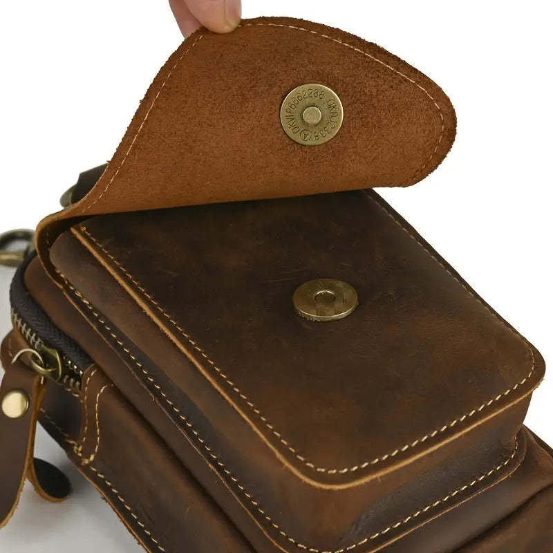 Vintage Leather Waist Pack