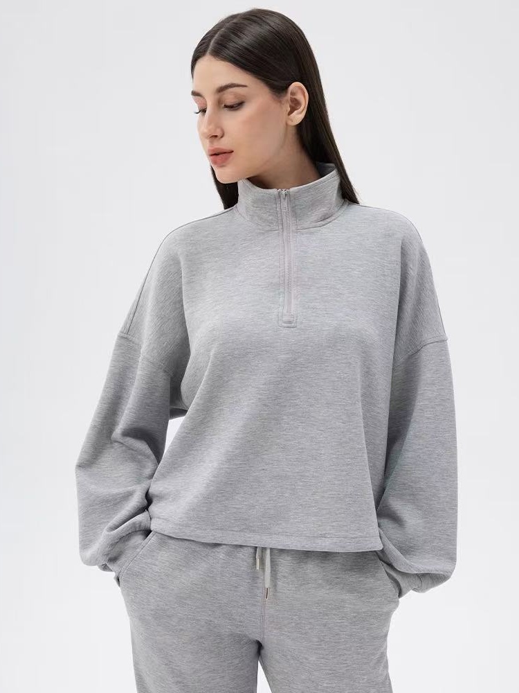 Women’s Modal High Collar Yoga Sweatshirt