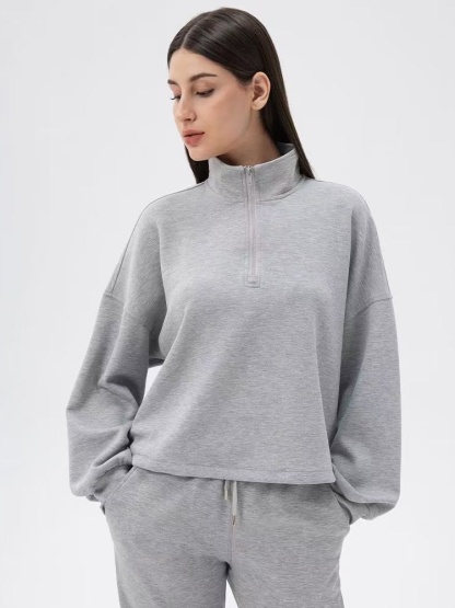 Women’s Modal High Collar Yoga Sweatshirt