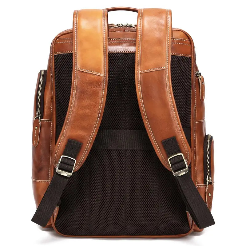 Vintage Leather Backpack for Men