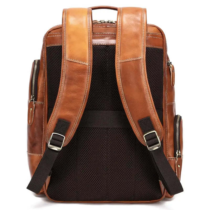 Vintage Leather Backpack for Men