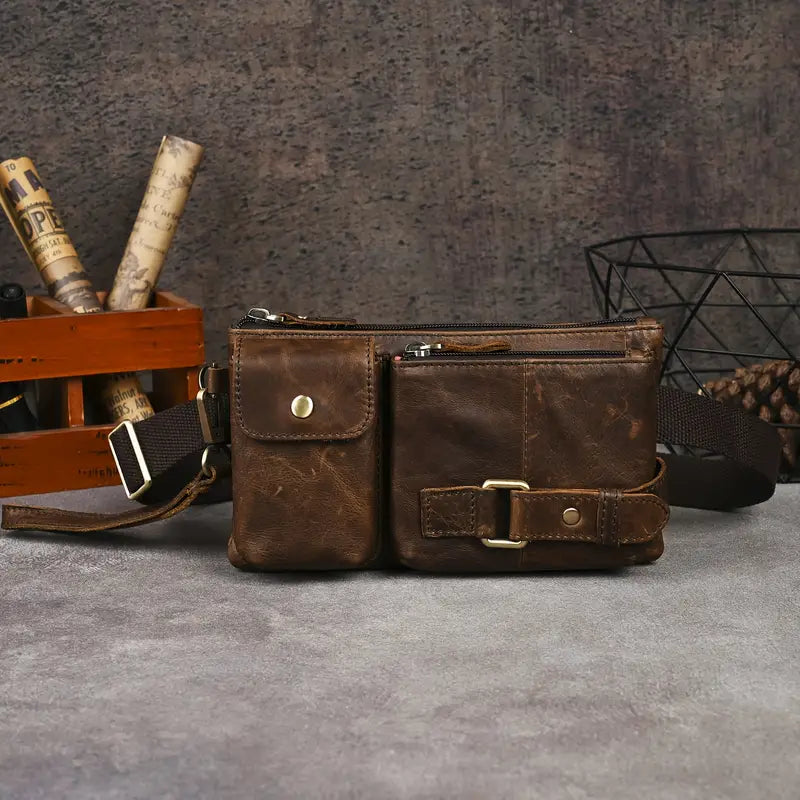 Vintage Leather Waist Bag