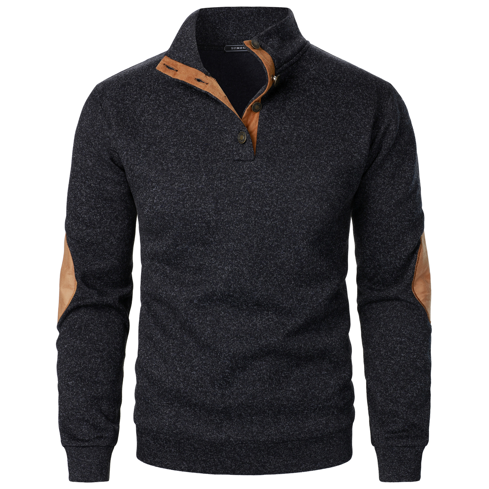 Men's Outdoor Casual Henley Long Sleeve Sweater