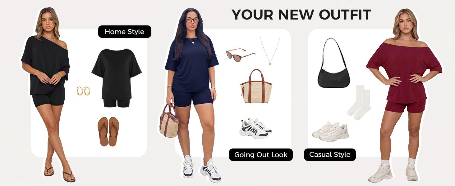 Fisoew Women’s Casual Two Piece Lounge Set Off Shoulder Top & Fitted Shorts Springtok Loungewear Pajama Nightwear Womenswear Clothes Matching pajama pants pajamas sets for women pajama sets women pj sets for women pajamas Fisoew Women’s Casual Two Piece Lounge Set Off Shoulder Top & Fitted Shorts Springtok Loungewear Pajama Nightwear Womenswear Clothes Matching pajama pants pajamas sets for women pajama sets women pj sets for women pajamas