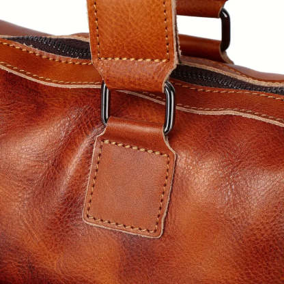 Large Leather Men's Luggage Bag
