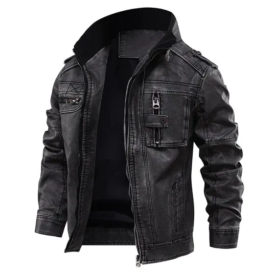Stylish Urban Edge Leather Jacket for a Trendy Look