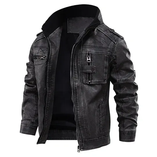 Stylish Urban Edge Leather Jacket for a Trendy Look