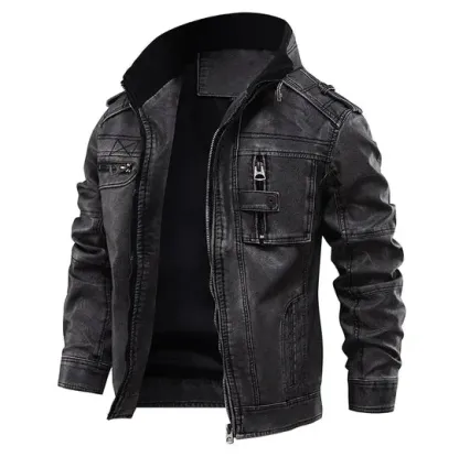 Stylish Urban Edge Leather Jacket for a Trendy Look