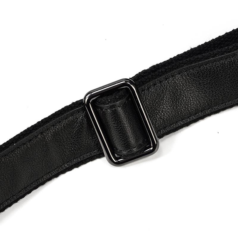 Black Leather Holdall