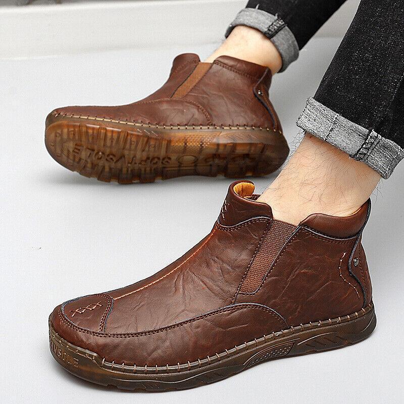 (🔥Christmas Clearance sale - 50% OFF) )Men's Outdoor Casual Handmade Cowhide Boots