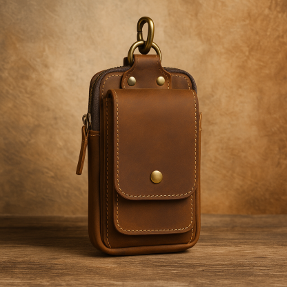 Vintage Leather Waist Pack