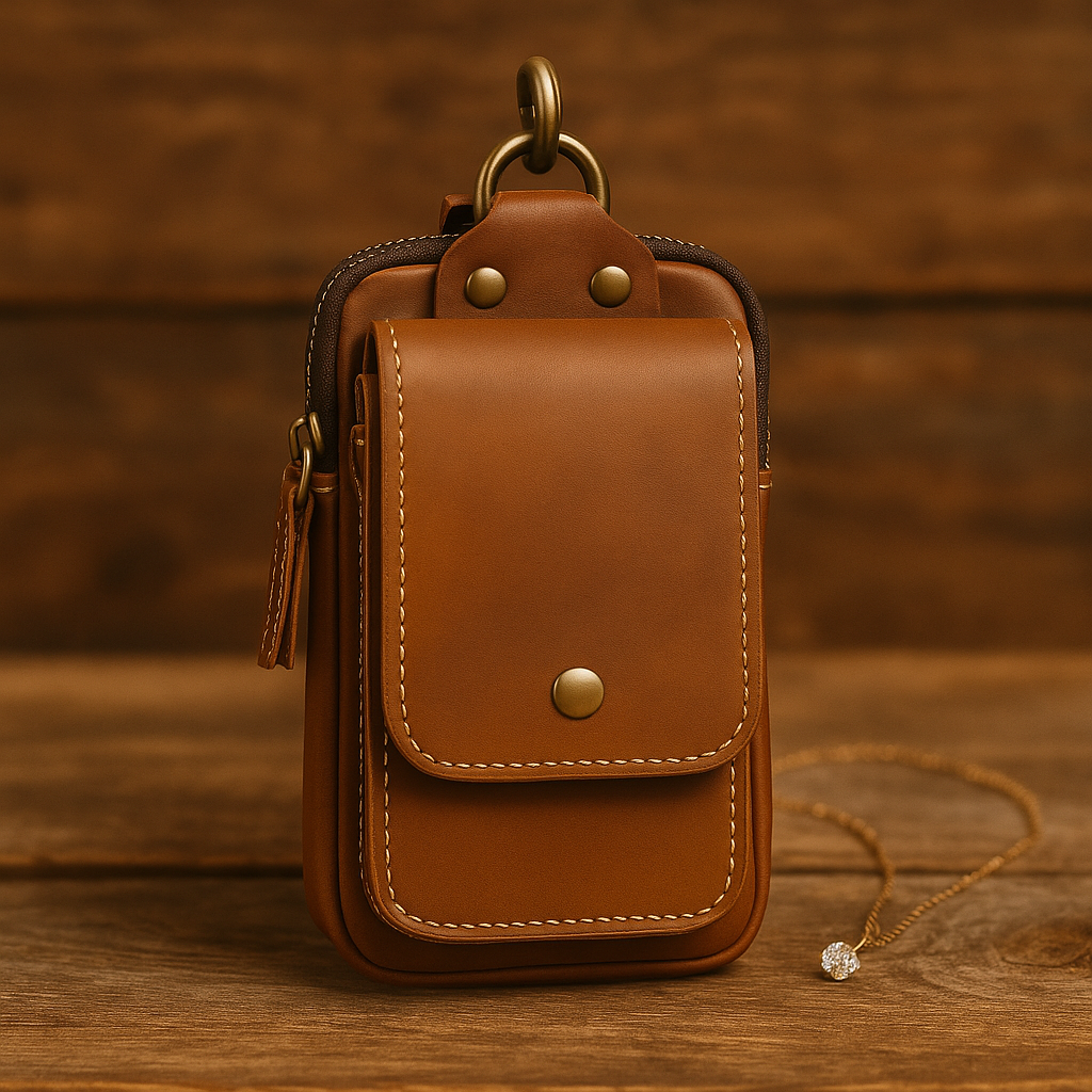 Vintage Leather Waist Pack