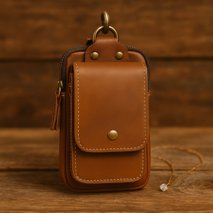 Vintage Leather Waist Pack