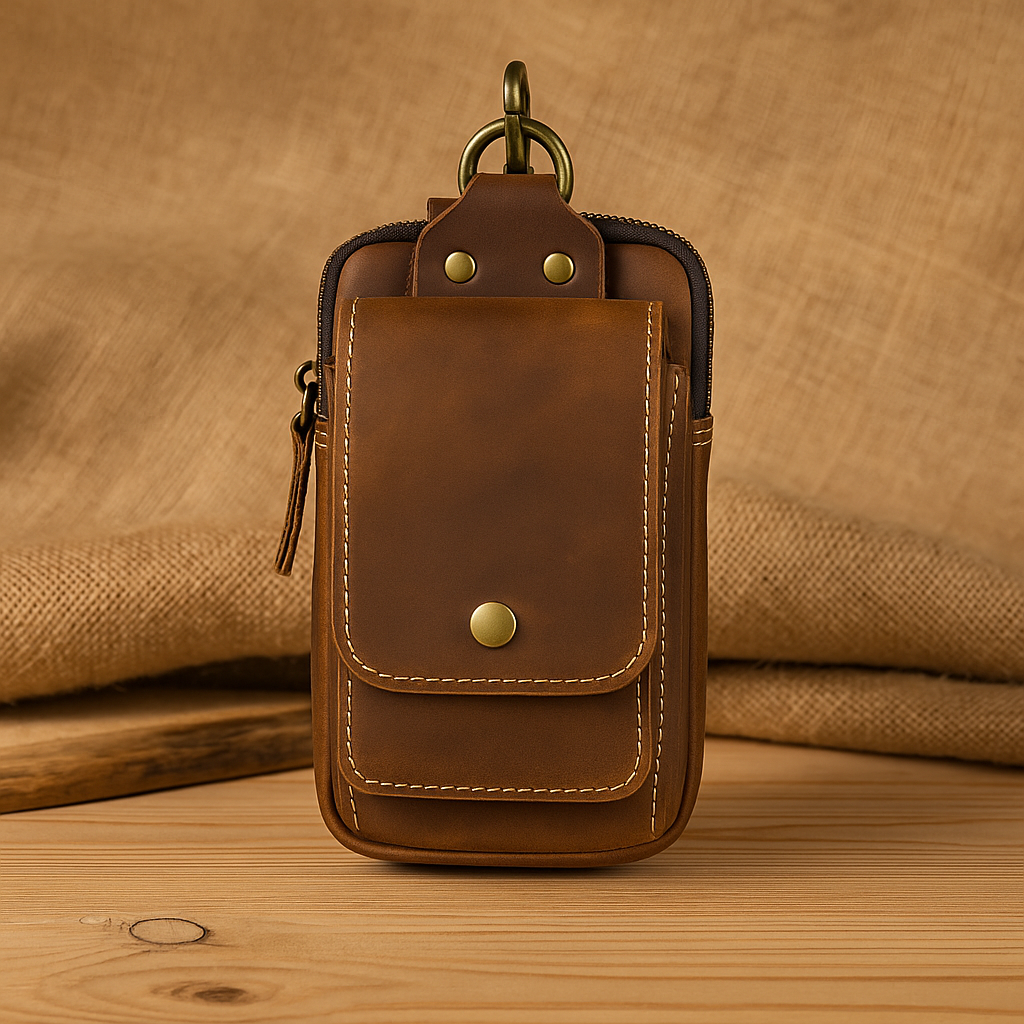 Vintage Leather Waist Pack