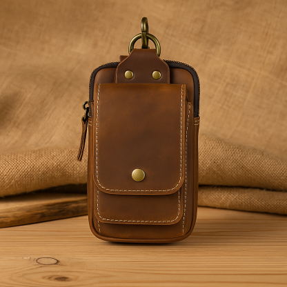 Vintage Leather Waist Pack