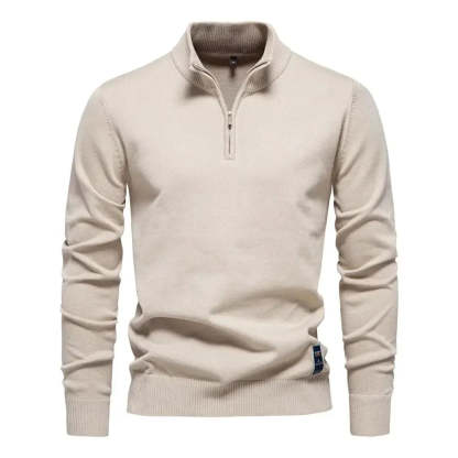 Classic Half Zip Cardigan