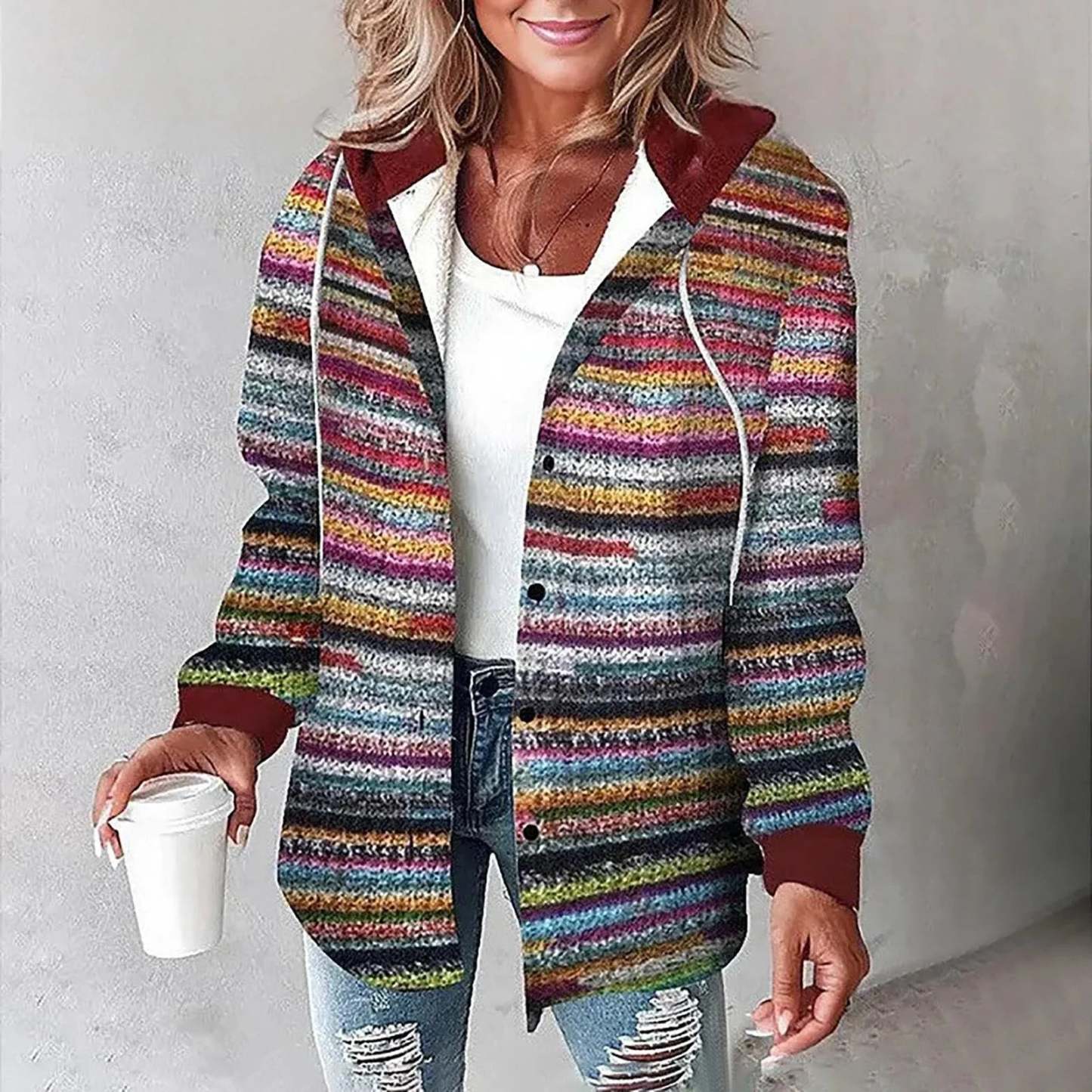 Elegant Quilted Transitional jacket