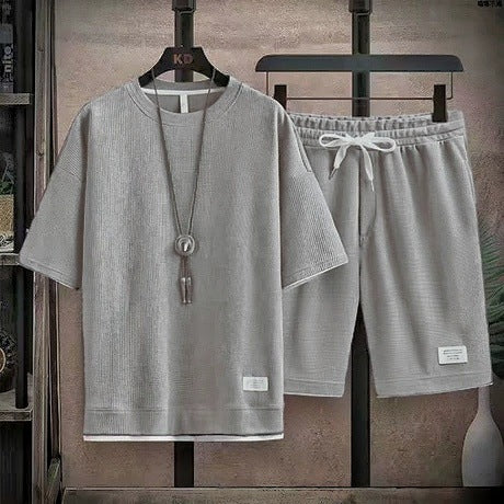 Short-Sleeved Shirt and Shorts