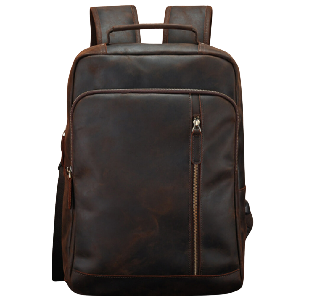 Crazy Horse Leather Backpack