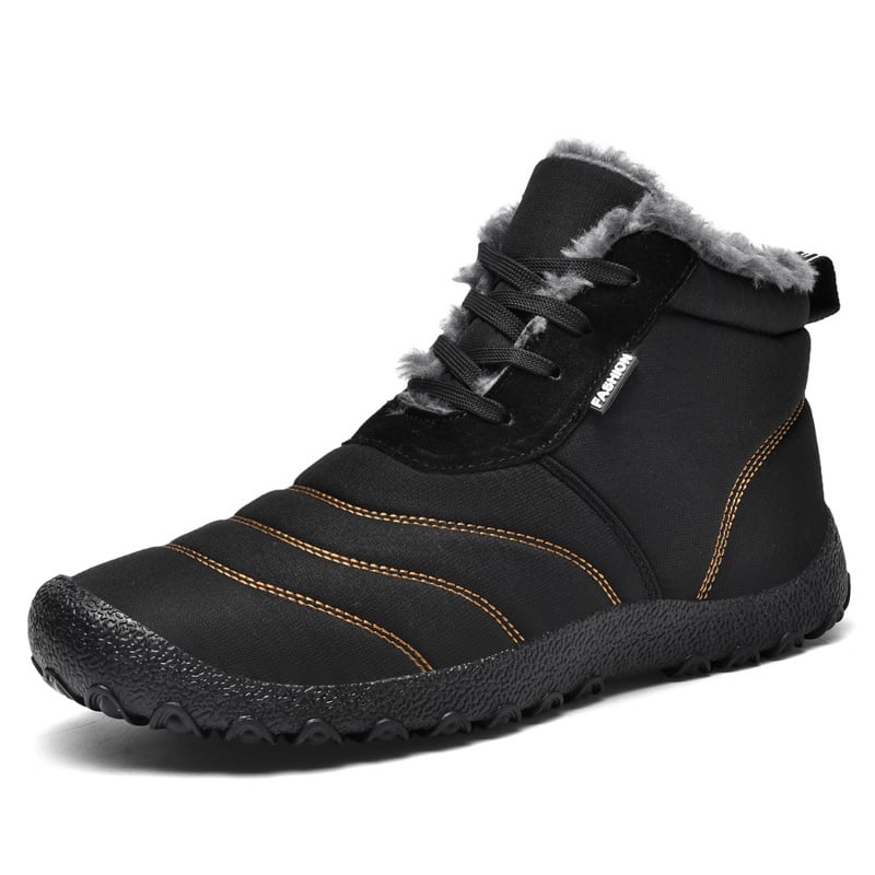 MEN'S COMFORTABLE VELVET SLIP-ON HIGH-TOP CASUAL SHOES