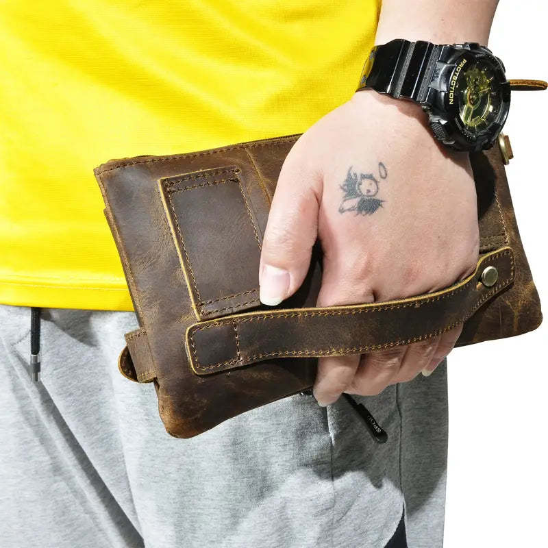 Vintage Leather Waist Bag