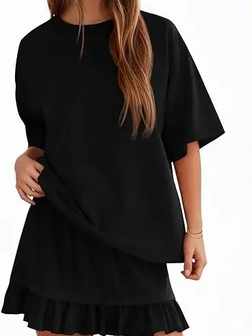  Women's 2 Piece Skirt Set for Summer Vacation