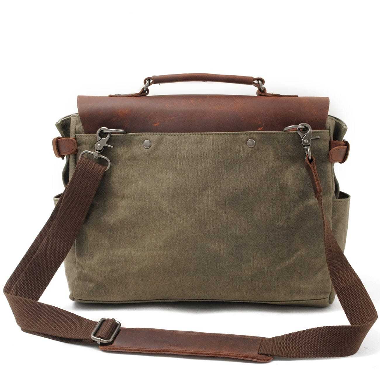 Canvas Crossbody Messenger Bag