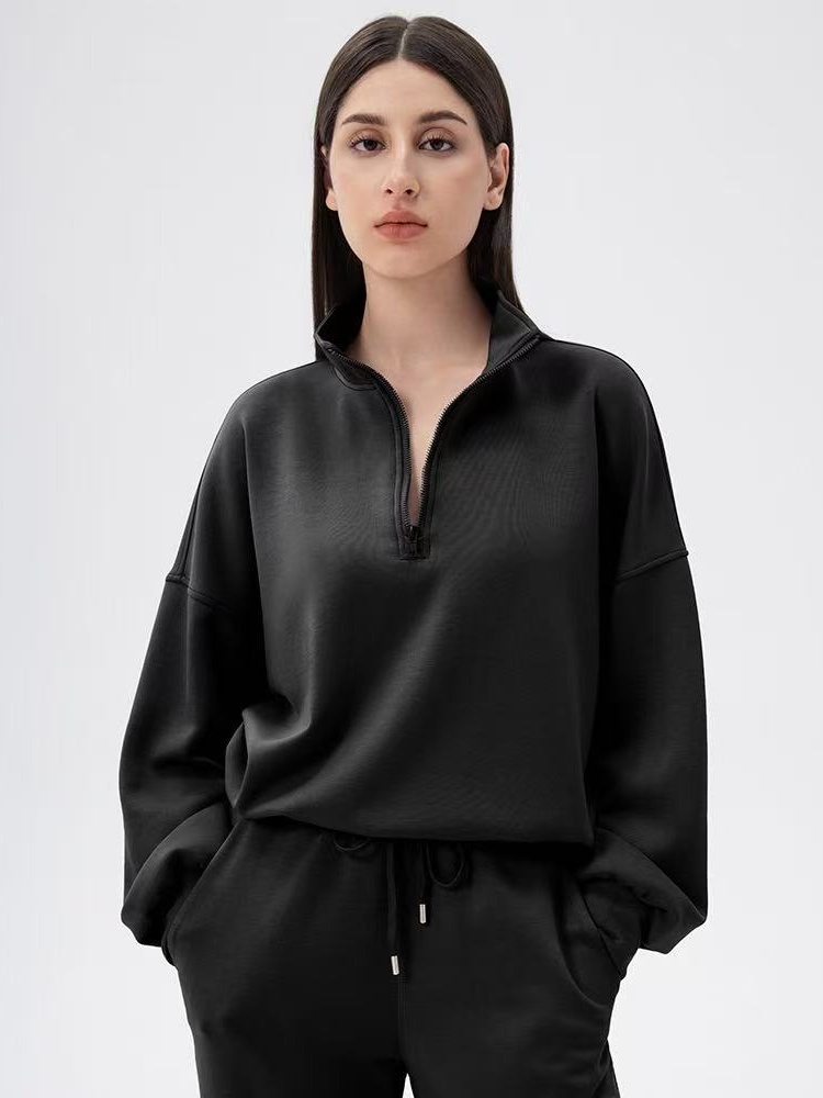 Women’s Modal High Collar Yoga Sweatshirt