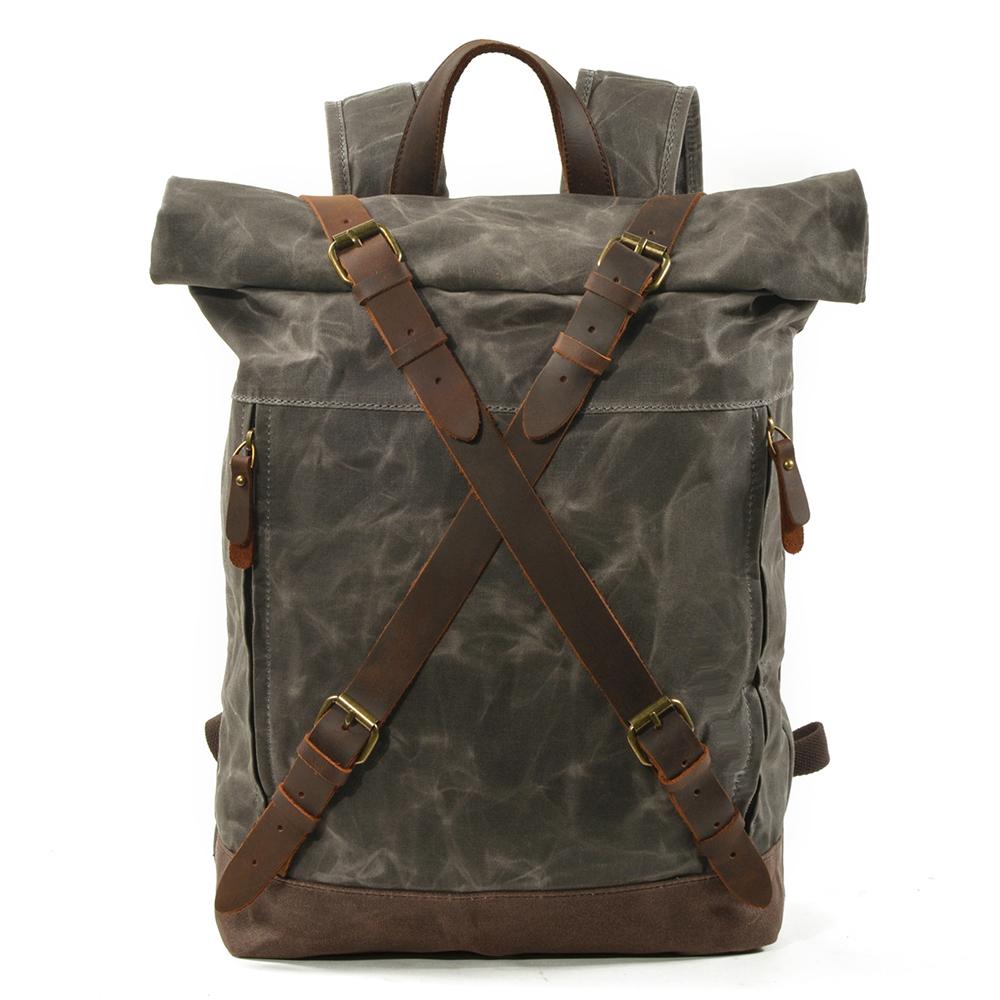 Canvas Rucksack Backpack 