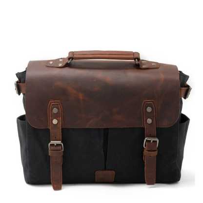 Canvas Crossbody Messenger Bag