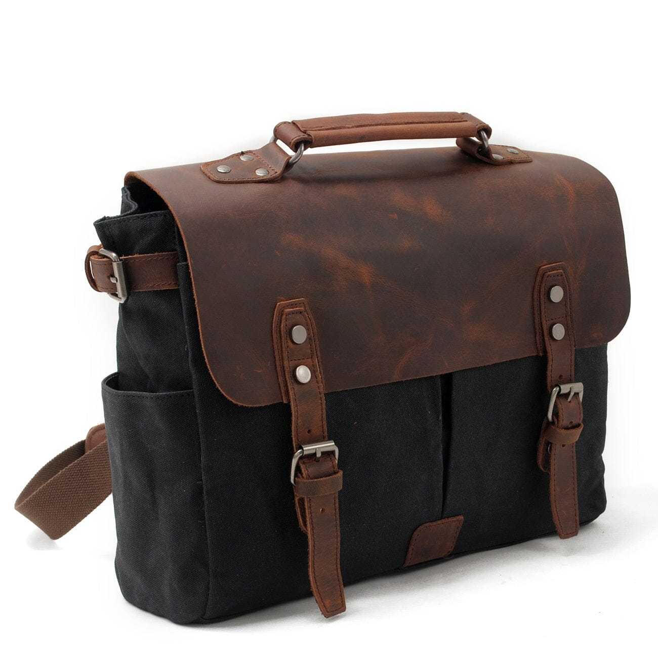 Canvas Crossbody Messenger Bag
