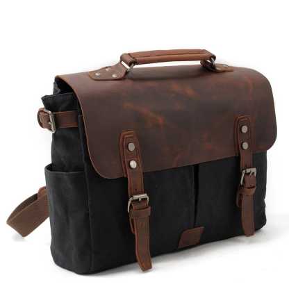 Canvas Crossbody Messenger Bag