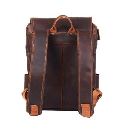 Brown Leather Backpack
