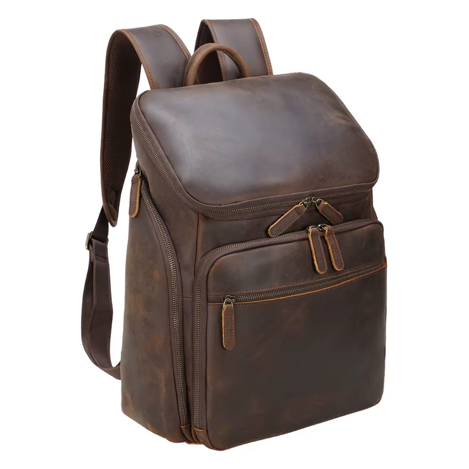 Laptop Leather Backpack