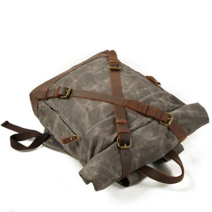 Canvas Rucksack Backpack 