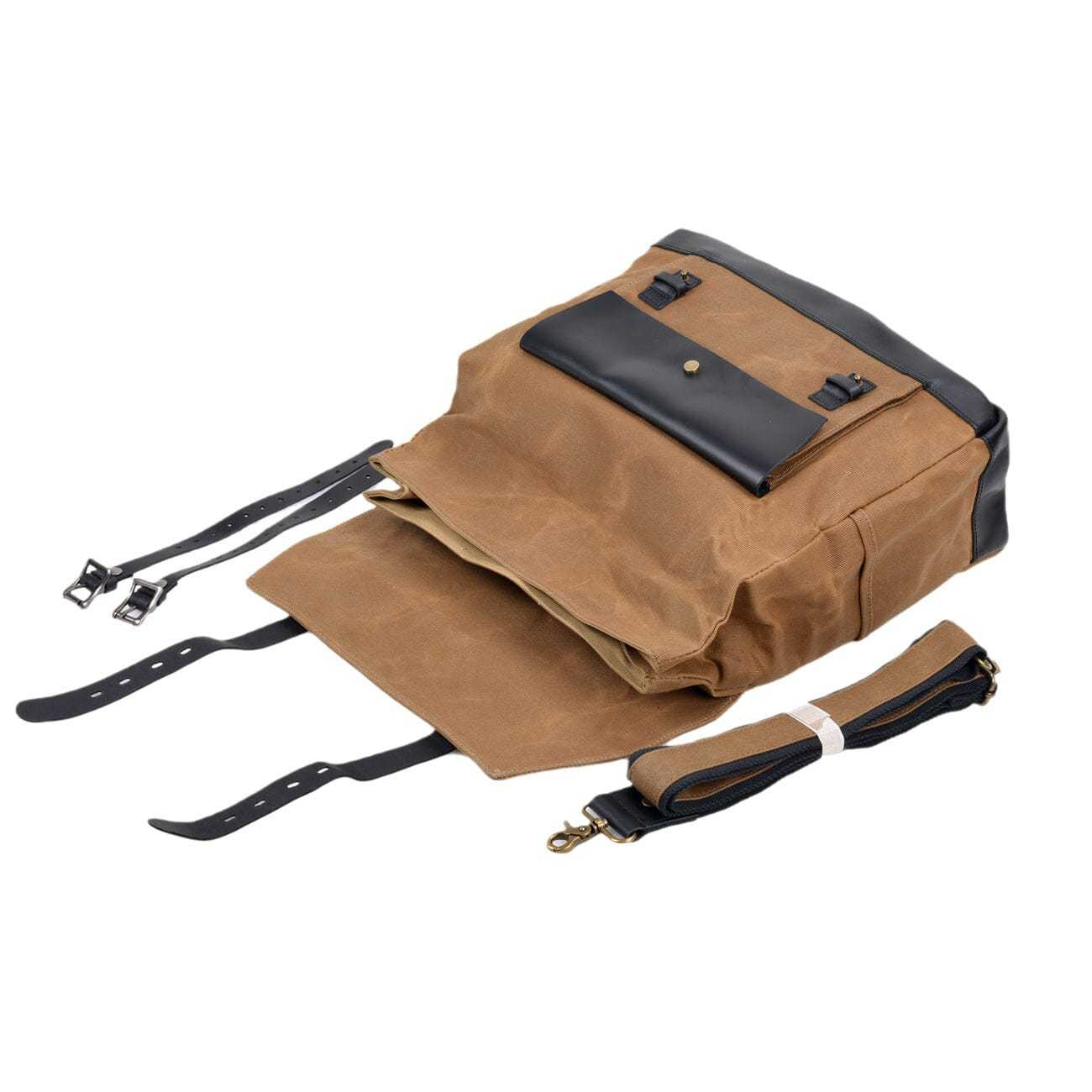 Canvas Motorcycle Saddlebag