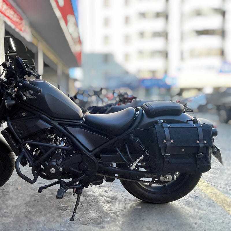 Canvas Motorcycle Saddlebag