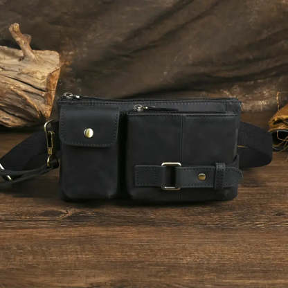 Vintage Leather Waist Bag
