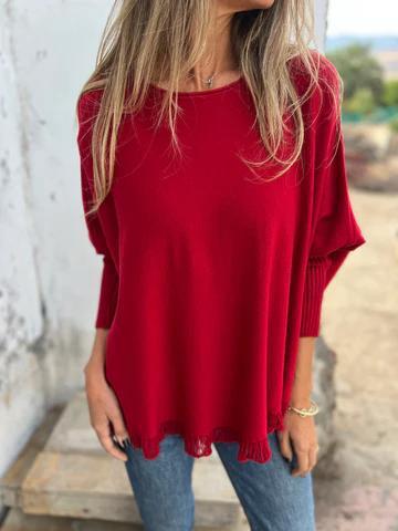 Women's Cashmere Fringe Sweater