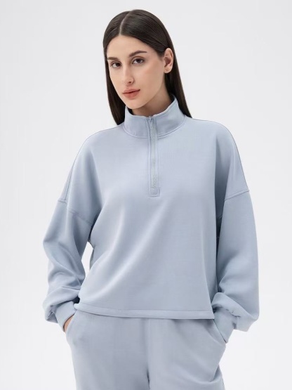 Women’s Modal High Collar Yoga Sweatshirt